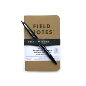 Field Notes Starter-Set, Mixed, Kuli, Gummiband,