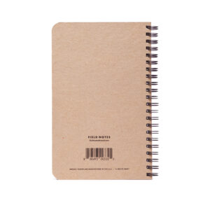 Field Notes, 56week Planner, backside, Rückseite,