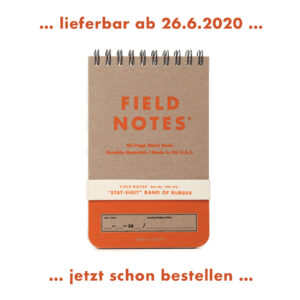 Field Notes, Heavy Duty, Schreibblock, ab 26.Juni lieferbar