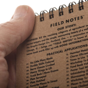 Field Notes, Heavy Duty, Schreibblock, Innenseite