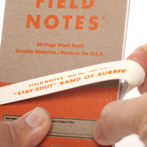 Field Notes, Heavy Duty, StayShut Gummiband, weiß,