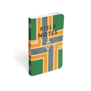Field Notes, Portland, 3er-Set Notizhefte, grün, orange, natur,