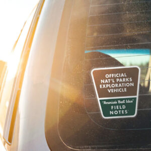 Field Notes, National Parks Decal, Autoaufkleber, 3-farbig,