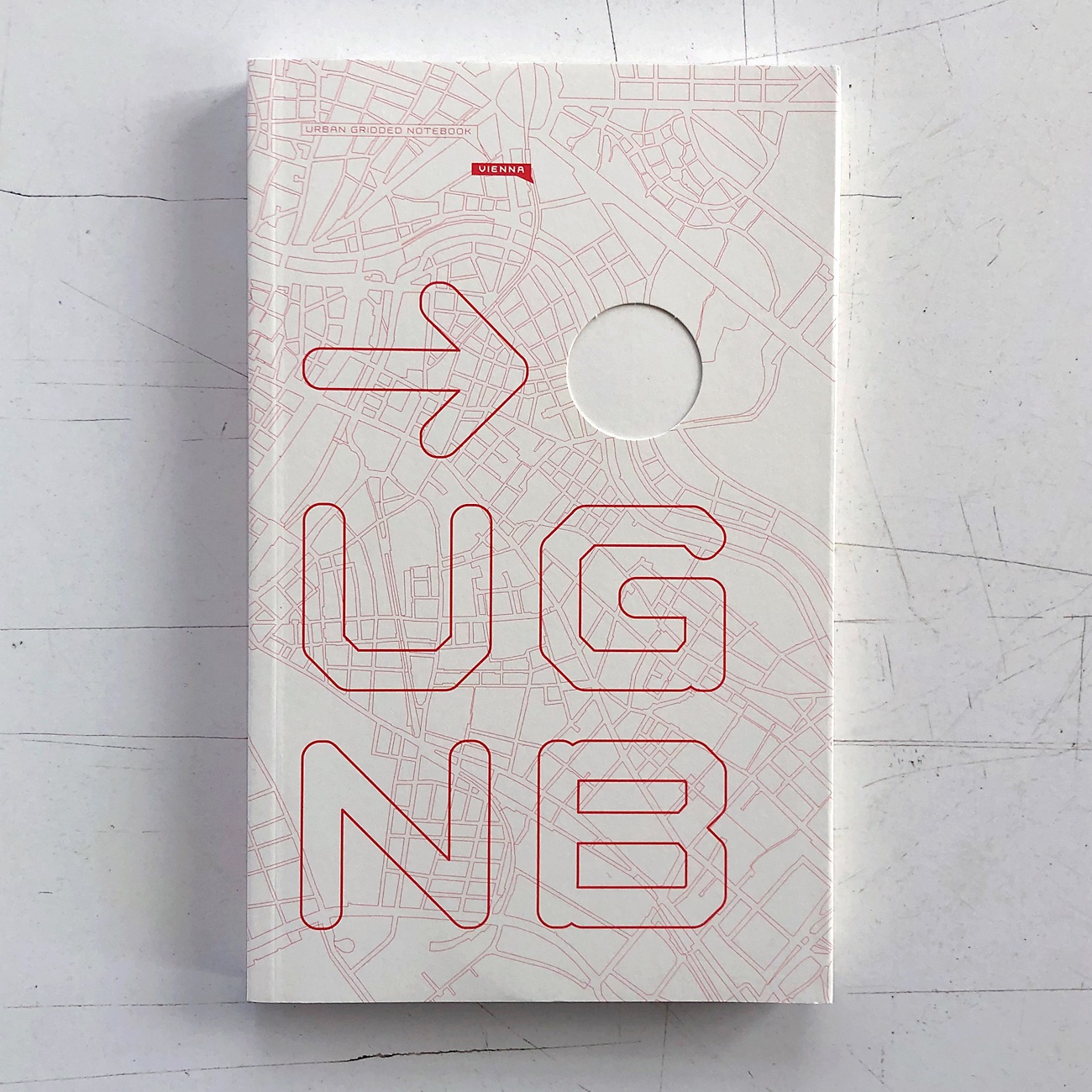 Urban Gridded Notebooks, Vienna, Notizheft mit Stadtplänen