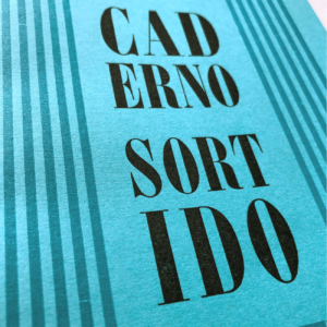 Serrote Notebook, Sortido, gemischte Papiere, Detail, Nahaufnahme,