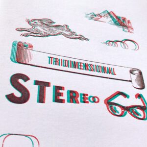 Serrote Notebook, 3D grünrot, 40 Blätter,