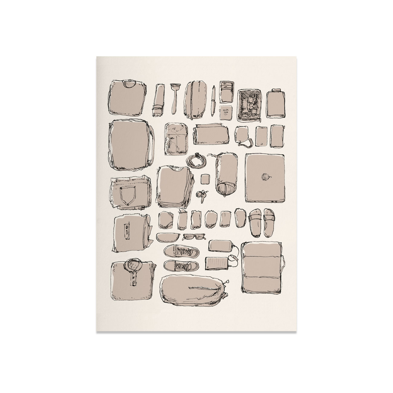 UMWERK - Postkarte MINIMALIST