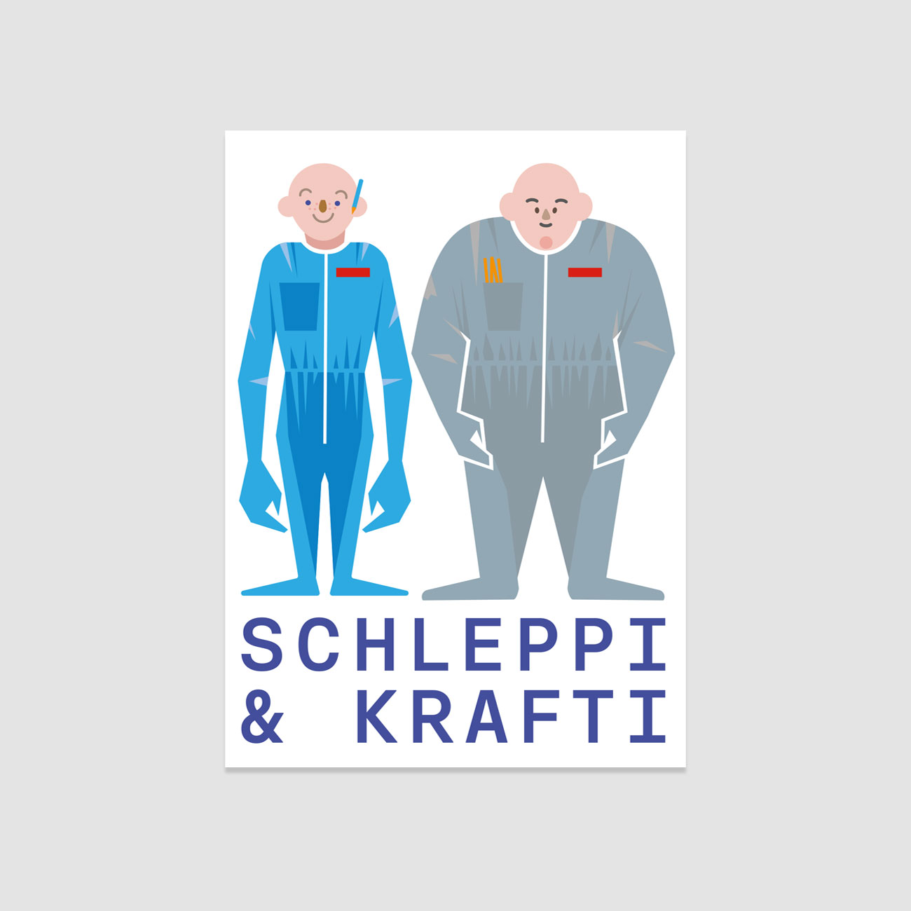 UMWERK - Postkarte SCHLEPPI & KRAFTI