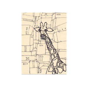 UMWERK - Postkarte PACK DIE GIRAFFE