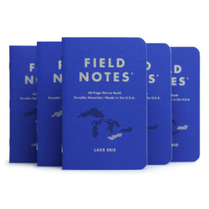 Field Notes, The Great Lakes, Notizhefte im 5er-Set, blau