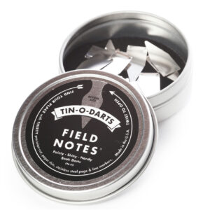 Field Notes, Tin-O-Darts, Lesezeichen, Pfeile aus Edelstahl,