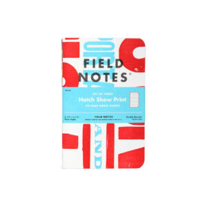 Field Notes, Hatch Show Print, Notizhefte, Hochdruck,