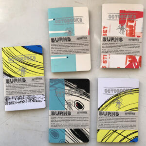 Octobooks, Siebruck-Künstler Senor Burns, Unikate