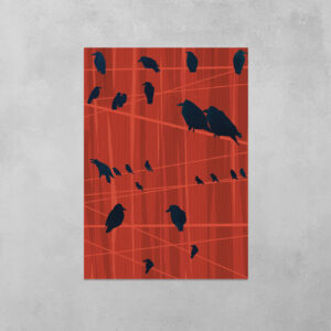 UMWERK - Postkarte 23 KRÄHEN