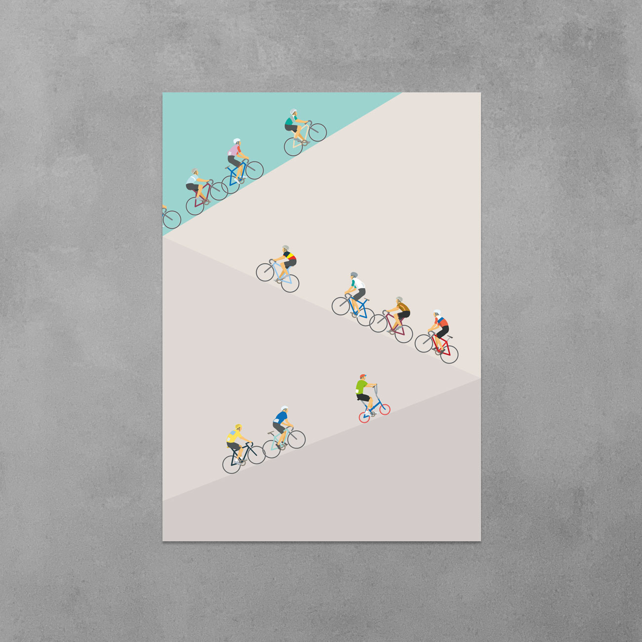 UMWERK - Postkarte TOUR DE KLAPPRAD
