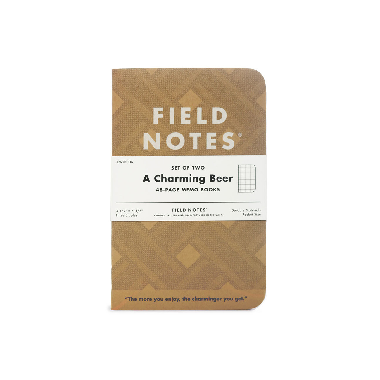 Field Notes mit A Charming Beer, Notizheft 2er-Set