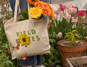Field Notes Stoffbeutel im Garten