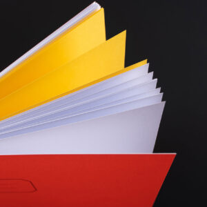 le typographe Notizheft, neonorange, Innenseiten