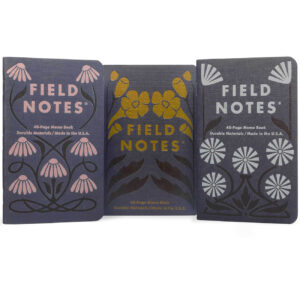 Field Notes, Fall Flowers, Dreierset Notizhefte