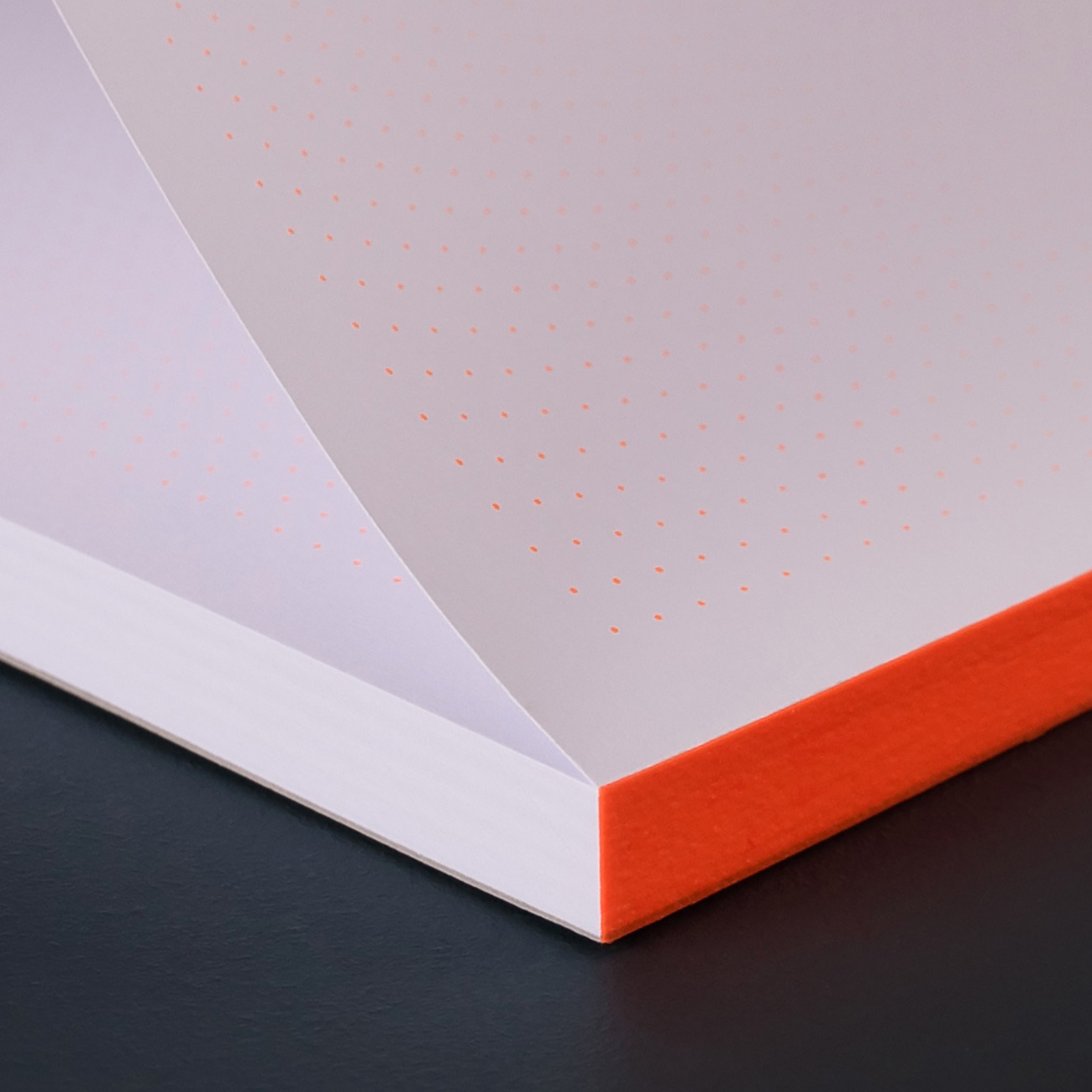 LE TYPOGRAPHE - Block A5 PUNKTE neonorange – Bild 3