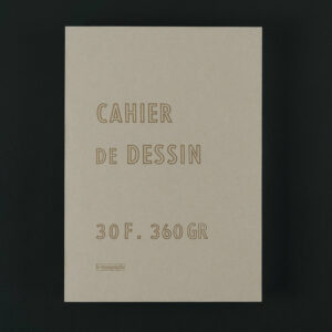 LE TYPOGRAPHE - Notizbuch 360GRAMM