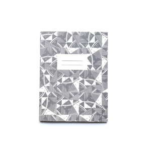 ESME WINTER - Notizheft, grau, gemustert,