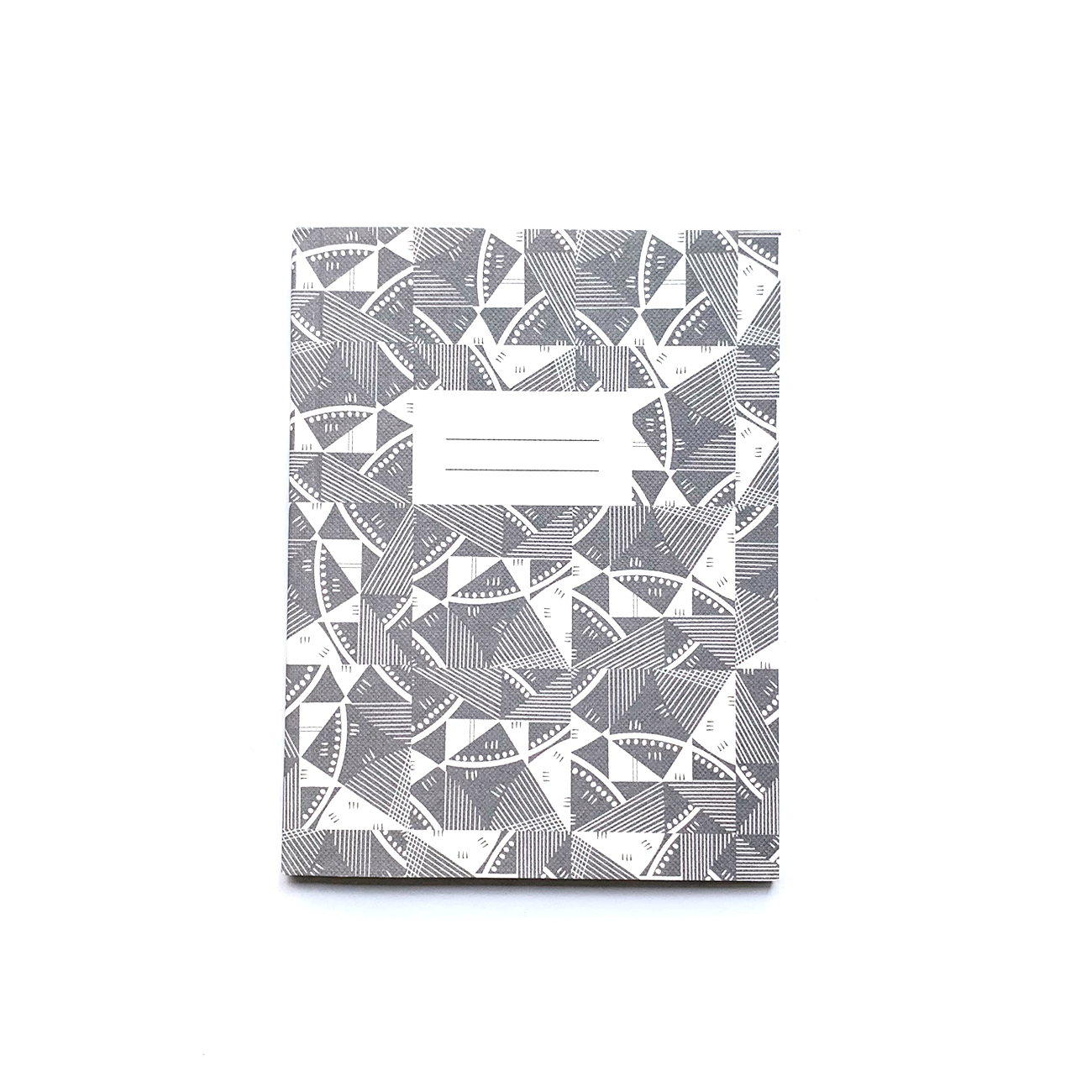 ESME WINTER - Notizheft, grau, gemustert,