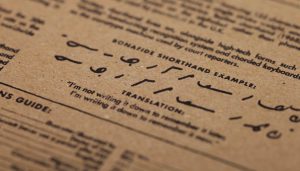 Detail, Steno, Block, Stenozeichen, von Field Notes,
