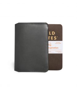 lederetui, Bellroy für Field Notes, grau durchfärbt,