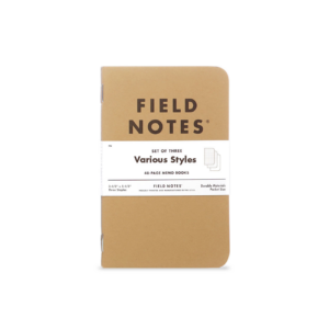 Field Notes original, klassische Notizhefte, verschiedene Lineatur,