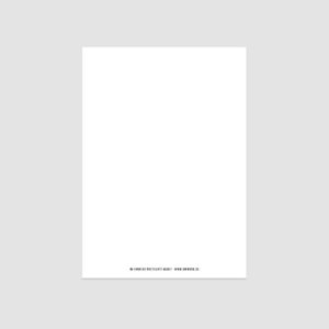 Postkarte, grafisch, sw, Rückseite, DIN-A6